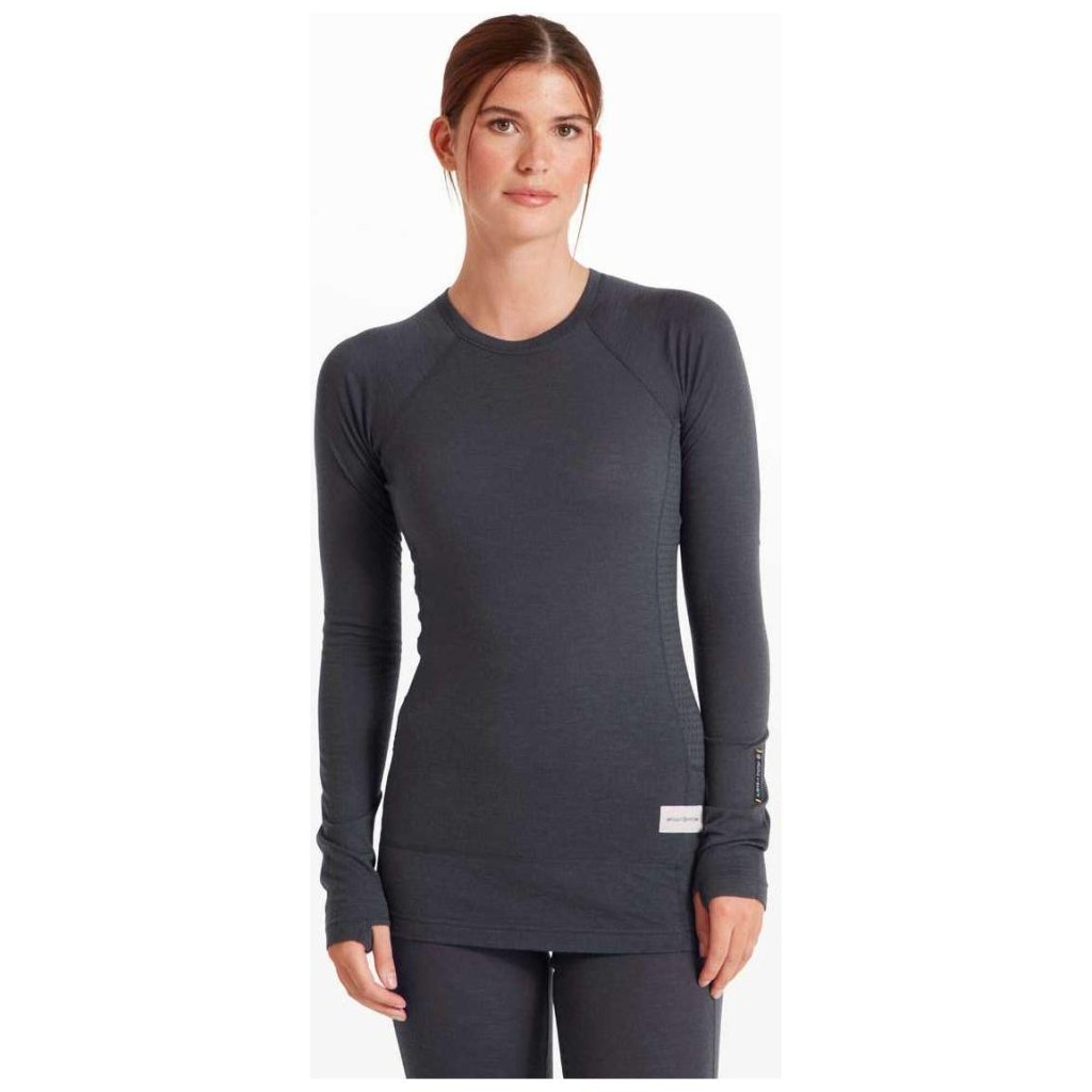 Artilect Boulder 125 Long Sleeve Crew Merino Women's Baselayer - Dusk Blue - Hill and Dale Outdoors