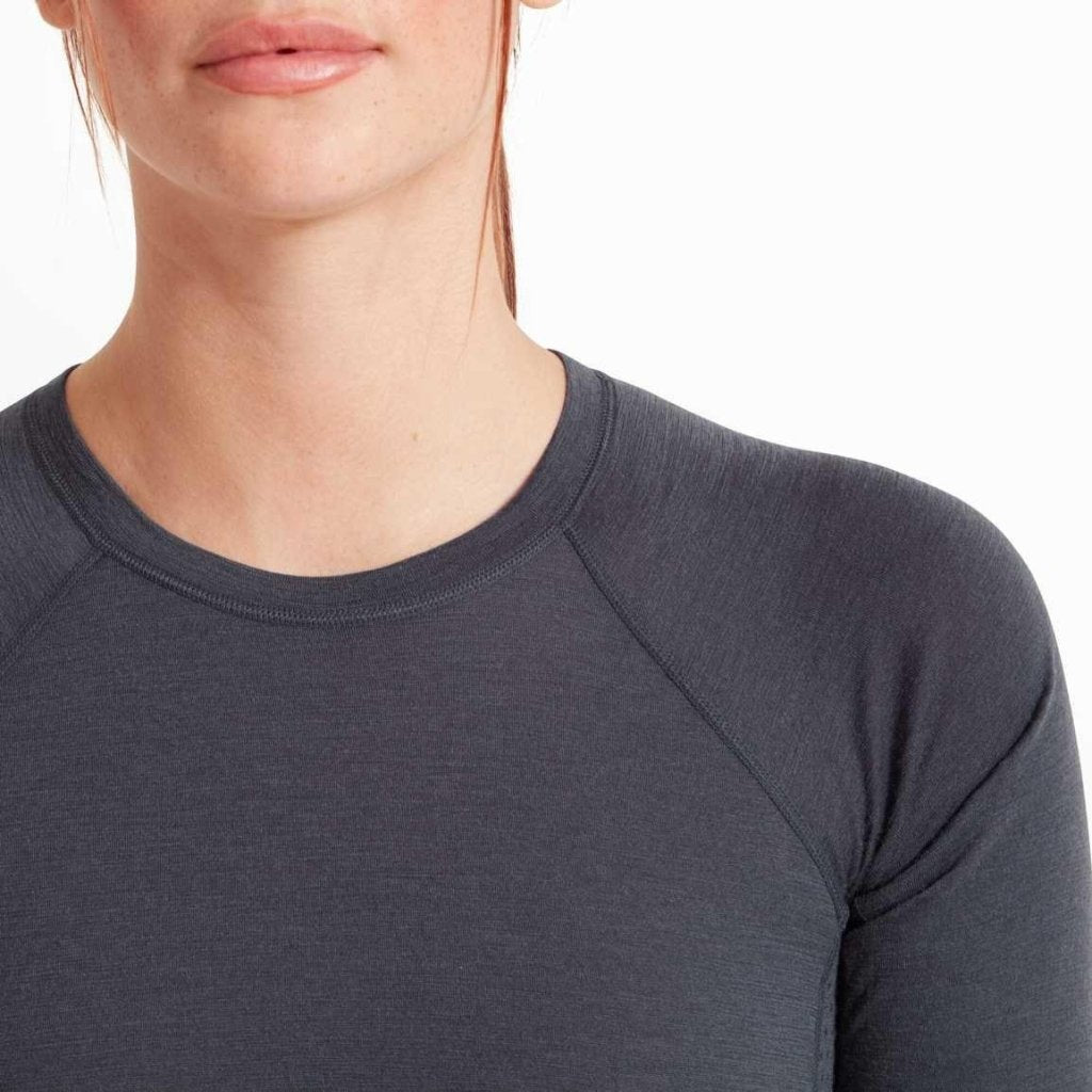Artilect Boulder 125 Long Sleeve Crew Merino Women's Baselayer - Dusk Blue - Hill and Dale Outdoors