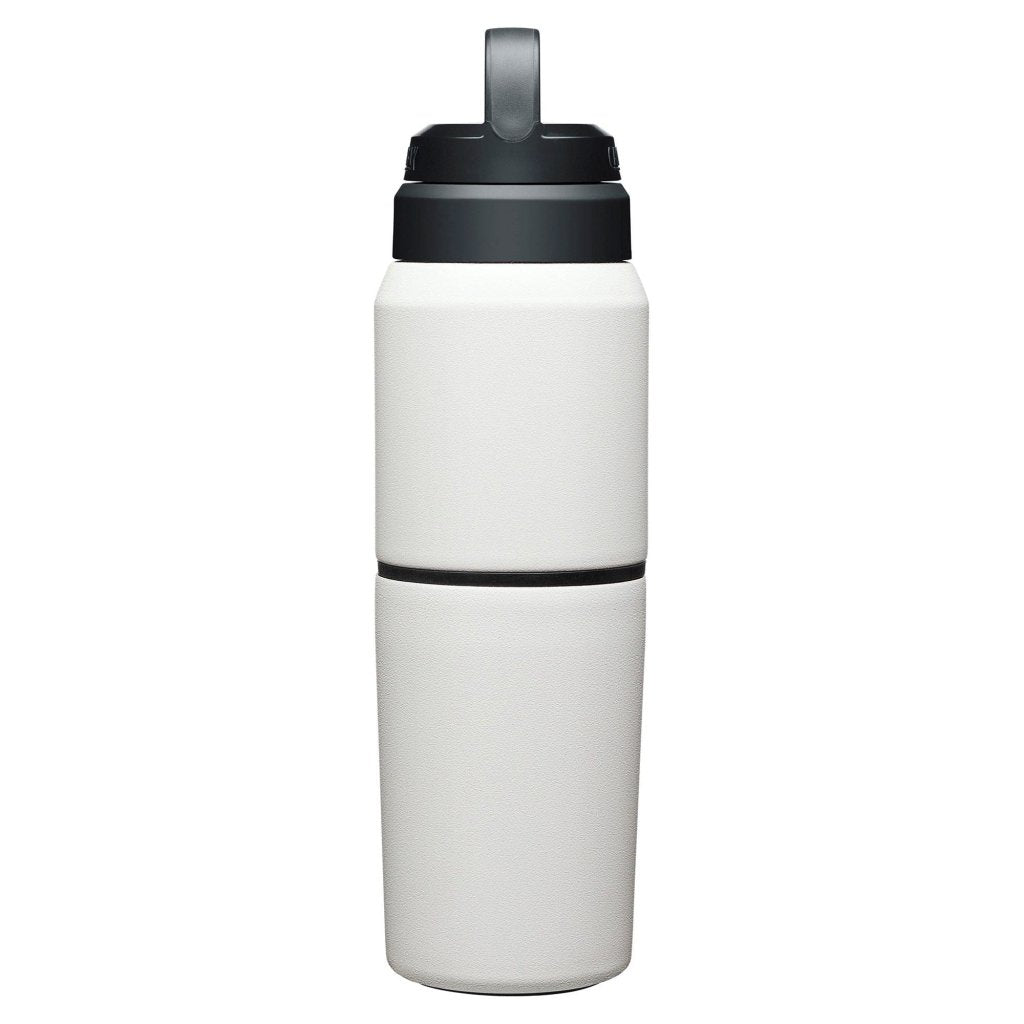 CamelBak Multibev SST Vacuum Insulated Stainless 500ml Bottle with 350ml Cup - White - Hill and Dale Outdoors