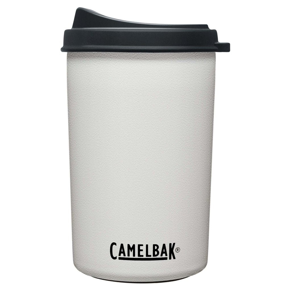CamelBak Multibev SST Vacuum Insulated Stainless 500ml Bottle with 350ml Cup - White - Hill and Dale Outdoors