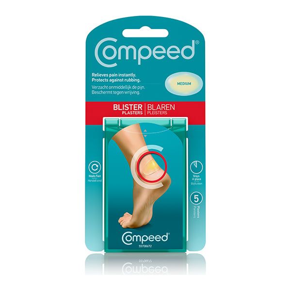 Compeed Hydrocolloid Blister Plaster Medium - Pack of 5 - Hill and Dale Outdoors