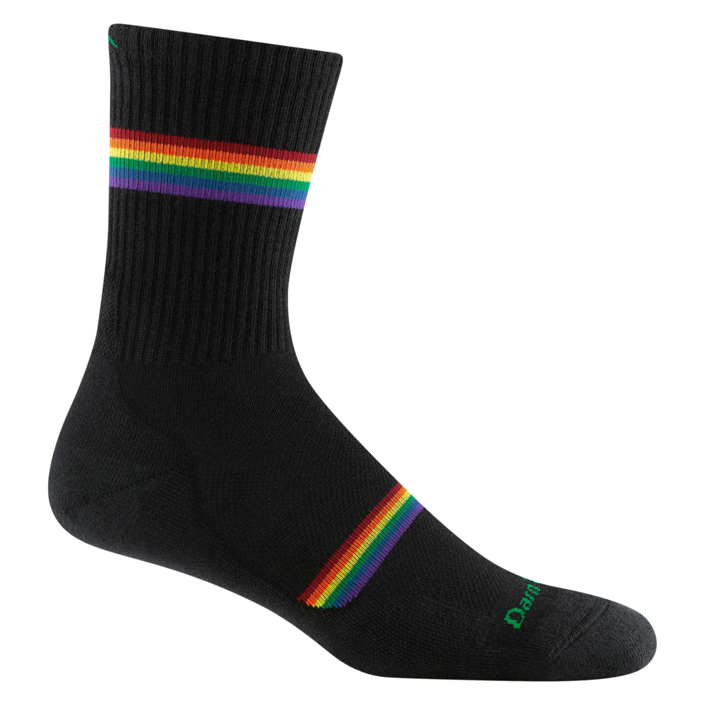 Darn Tough 1119 Men's Prism Micro Crew Lightweight Running Socks - Hill and Dale Outdoors