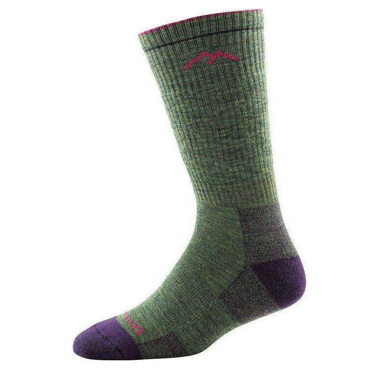 Darn Tough 1907 Womens Hiker Boot Cushion Sock - Moss Heather - Hill and Dale Outdoors