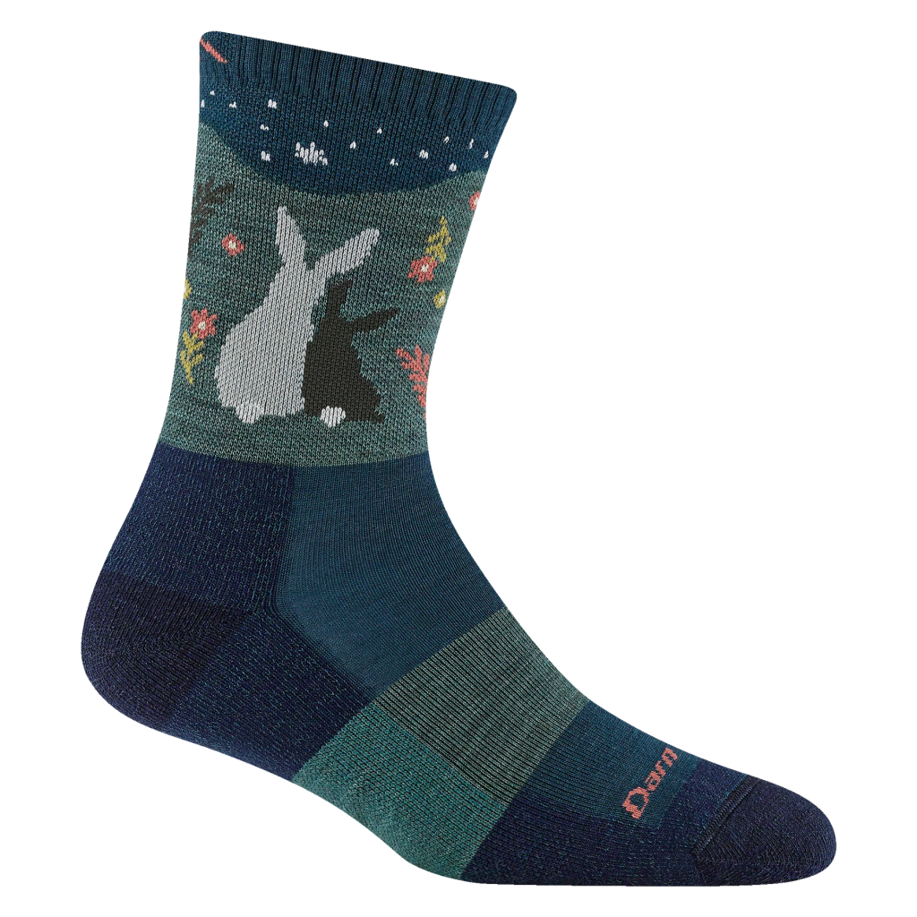 Darn Tough 5001 Women's Critter Club Micro Crew Lightweight Hiking Socks - Hill and Dale Outdoors