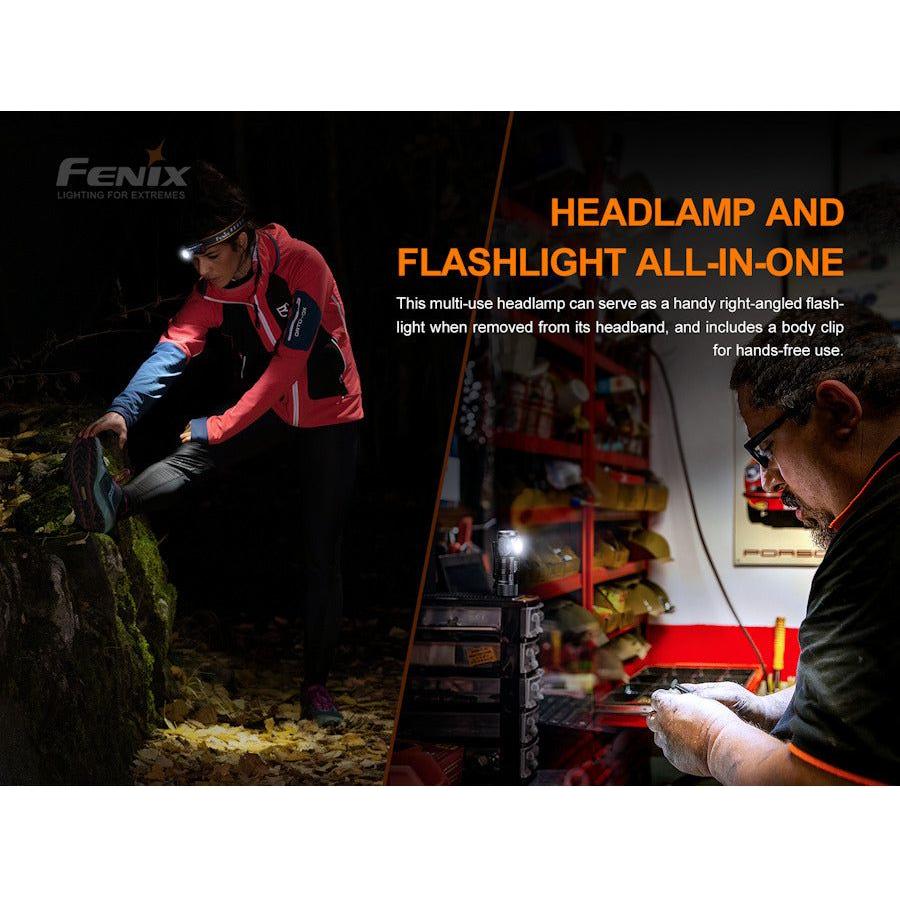 Fenix HM50R V2.0 700 Lumen Mini LED Headtorch/Handtorch - Hill and Dale Outdoors