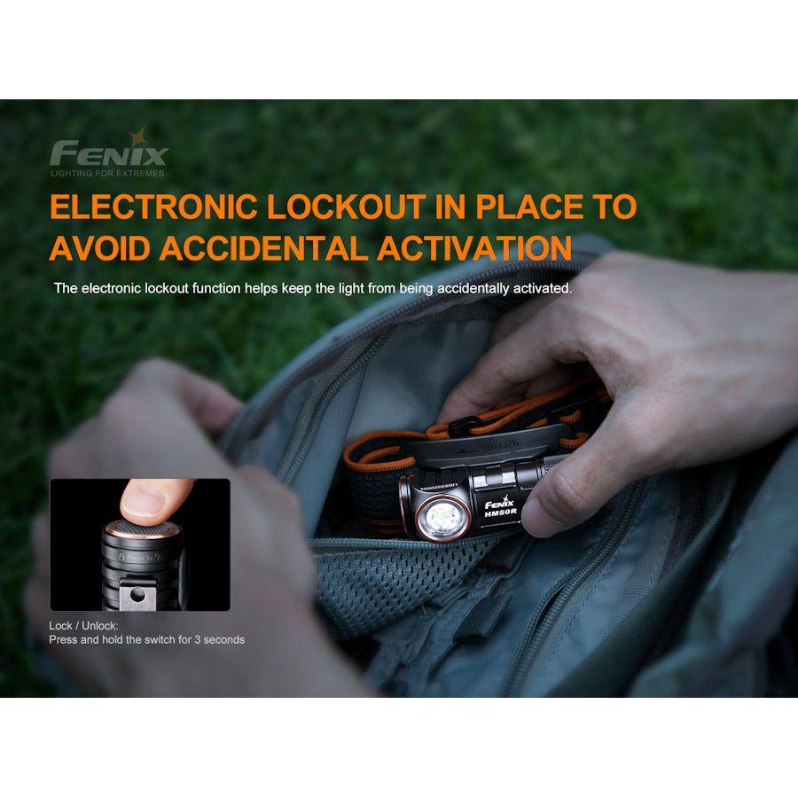 Fenix HM50R V2.0 700 Lumen Mini LED Headtorch/Handtorch - Hill and Dale Outdoors