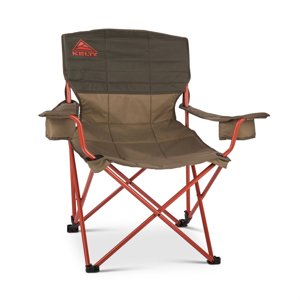 Kelty Deluxe Lounge Single Camp Chair in Bungee Cord/Beluga - Hill and Dale Outdoors