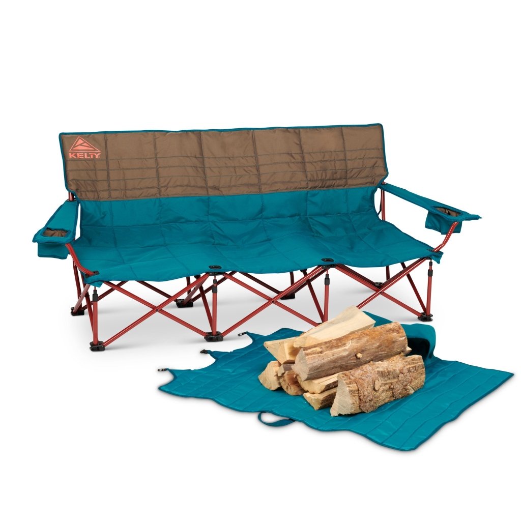 Kelty Three Seater Lowdown Couch in Deep Lake/Fallen Rock - Hill and Dale Outdoors
