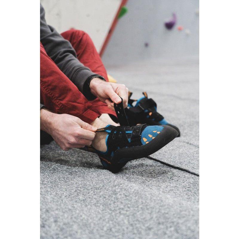 La Sportiva Tarantula Space Men's Climbing Shoes - Blue/Maple - Hill and Dale Outdoors