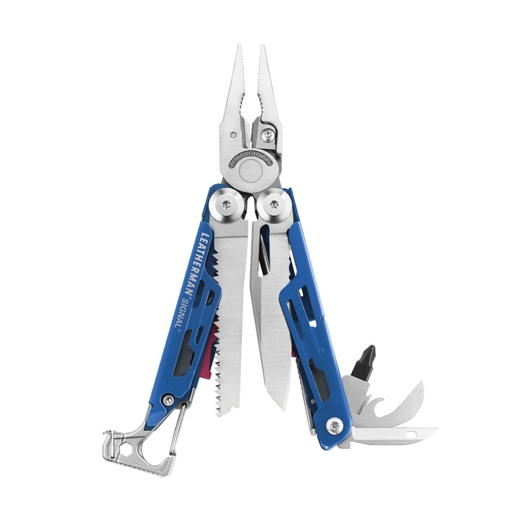 Leatherman Signal Multi Tool with Nylon Sheath - Cobalt - Hill and Dale Outdoors