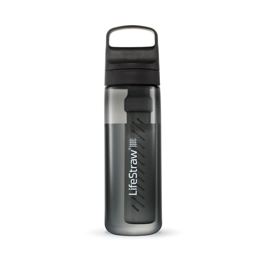 LifeStraw Go Tritan Renew 650ml Filter Bottle - Nordic Noir - Hill and Dale Outdoors