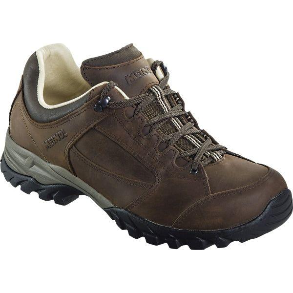 Meindl Lugano Wide Fit Walking Shoes Brown Hill and Dale Outdoors