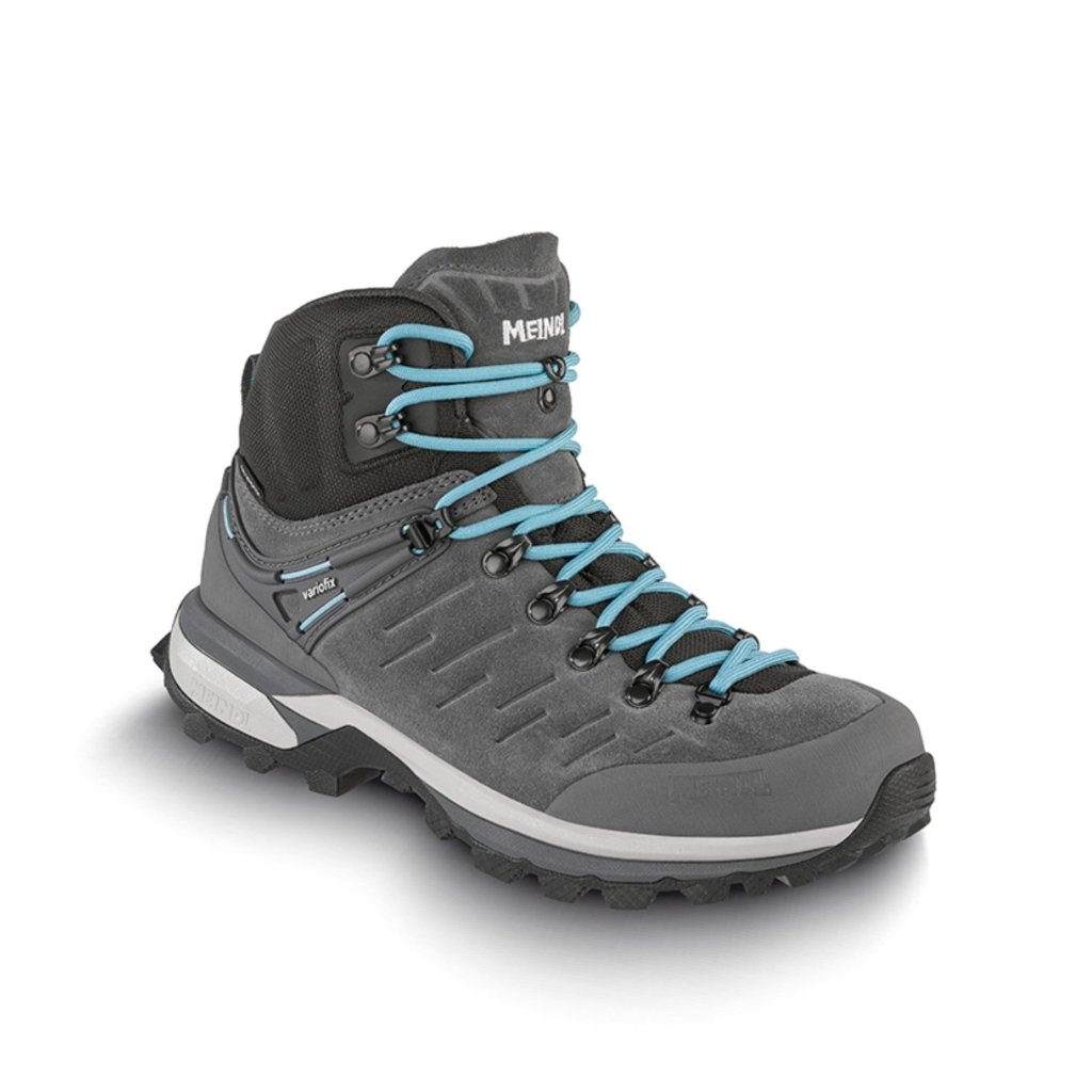 Meindl Milford Lady GTX Walking Boot - Grey/ Azure - Hill and Dale Outdoors