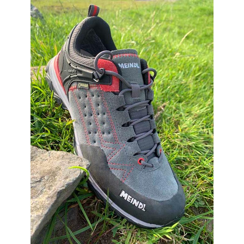 Meindl Ontario GTX Walking Shoes - Red/Anthracite - Hill and Dale Outdoors