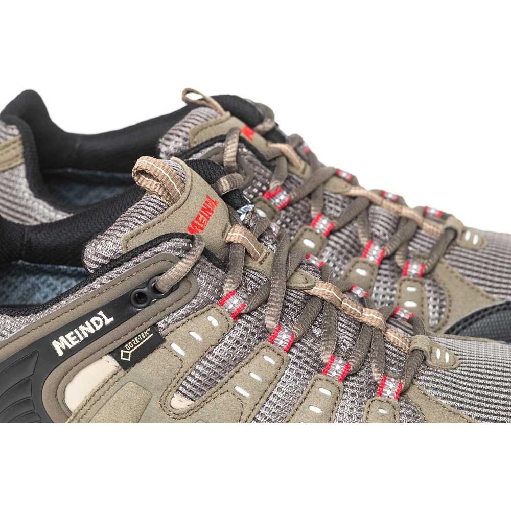 Meindl Respond GTX Walking Shoes - Reed/Red - Hill and Dale Outdoors