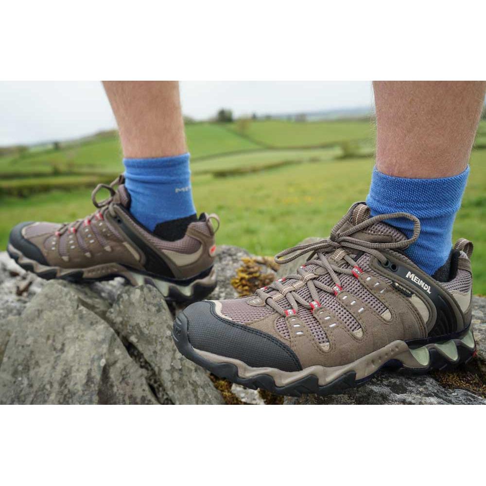 Meindl Respond GTX Walking Shoes - Reed/Red - Hill and Dale Outdoors