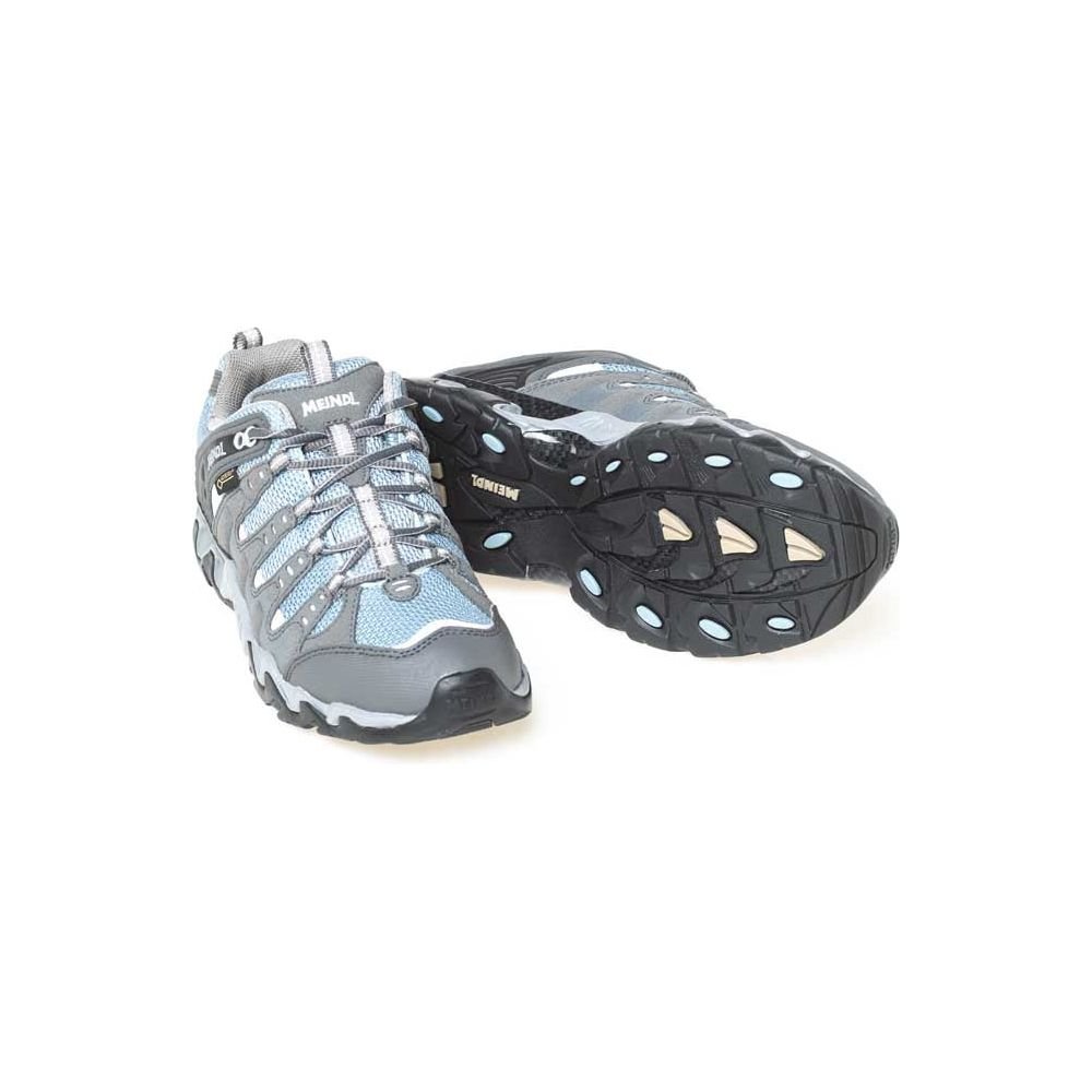Meindl Respond Lady GTX Walking Shoes - Light Grey/Sky - Hill and Dale Outdoors