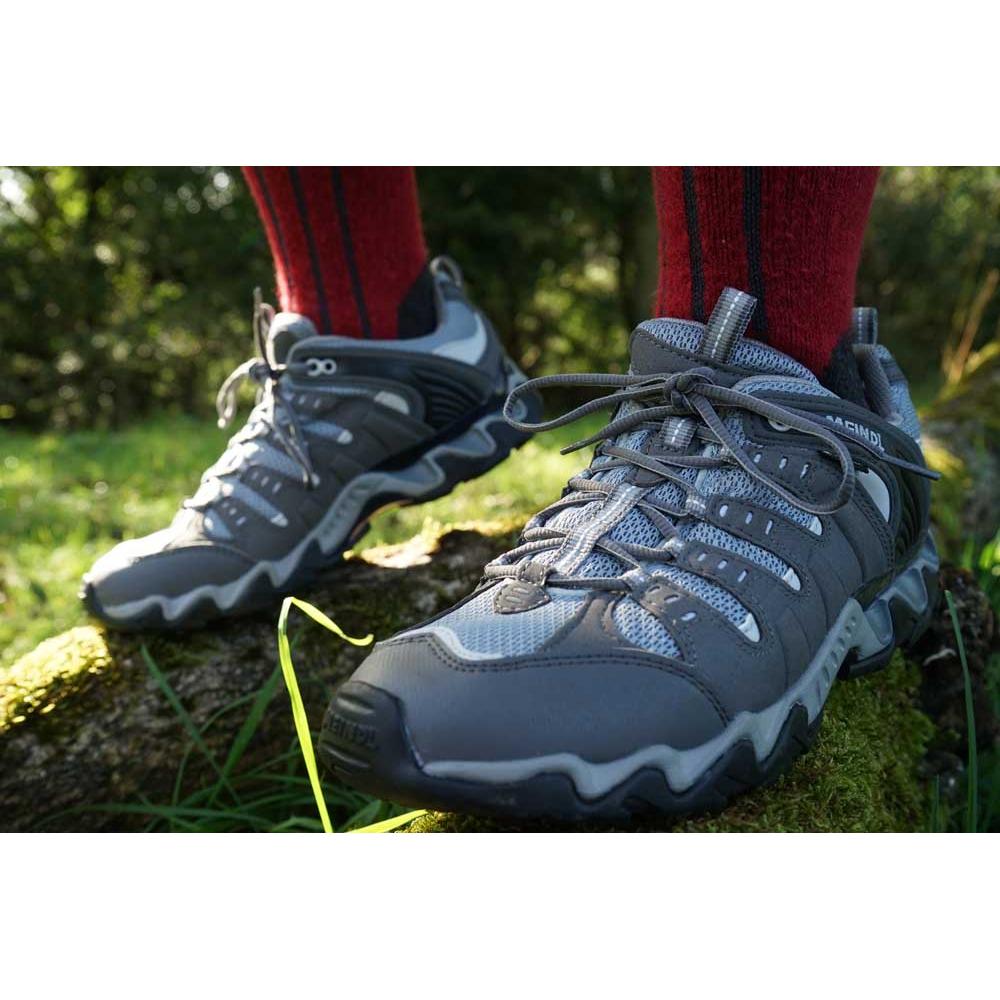 Meindl Respond Lady GTX Walking Shoes - Light Grey/Sky - Hill and Dale Outdoors