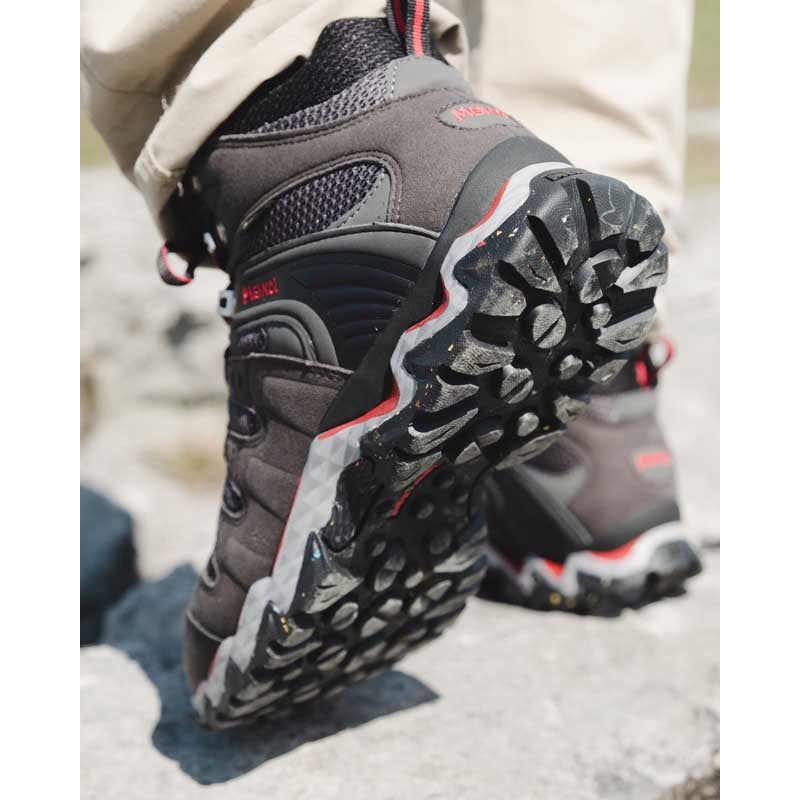 Meindl Respond Mid II GTX Walking Boots - Graphite/Red - Hill and Dale Outdoors