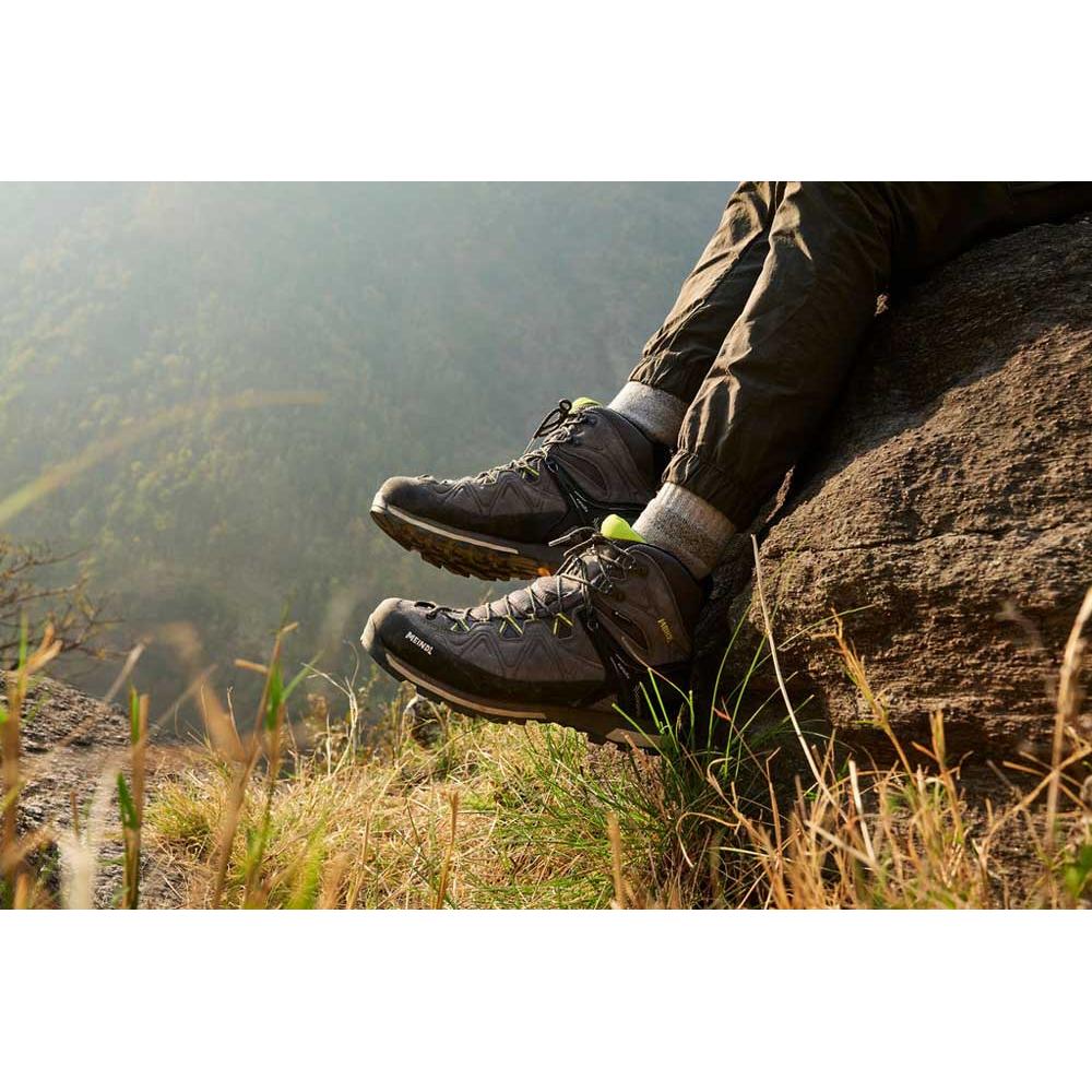Meindl Tonale GTX Walking Boots - Anthracite/Lemon - Hill and Dale Outdoors