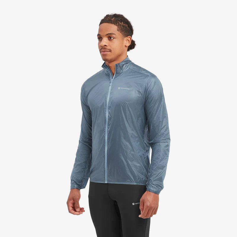 Montane Featherlite Nano Windproof Jacket - Stone Blue - Hill and Dale Outdoors