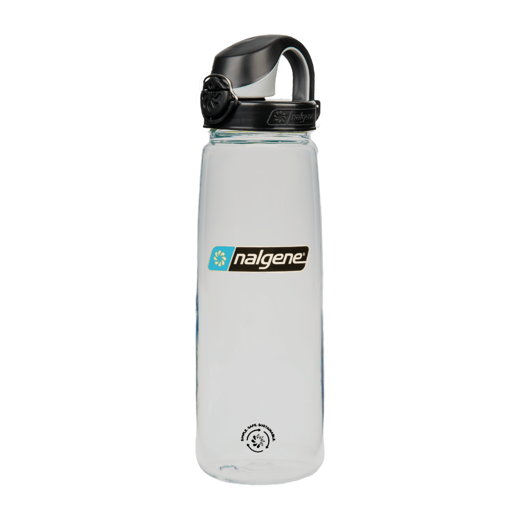 Nalgene 700ml Sustain OTF Water Bottle - Clear, Black Cap - Hill and Dale Outdoors