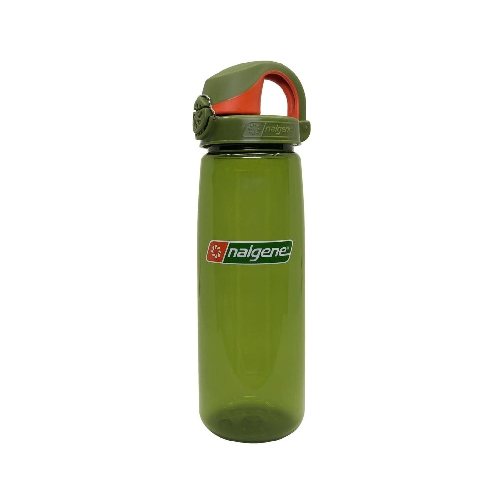 Nalgene 700ml Sustain OTF Water Bottle - Juniper, Juniper Orange Cap - Hill and Dale Outdoors