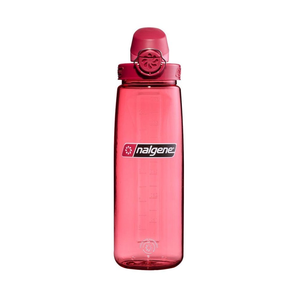 Nalgene 700ml Sustain OTF Water Bottle - Petal, Beet Cap - Hill and Dale Outdoors
