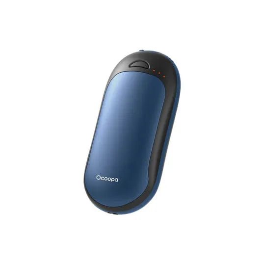 Ocoopa HotPal PD Quick Charge Rechargeable Hand Warmer - Blue on Black - Hill and Dale Outdoors