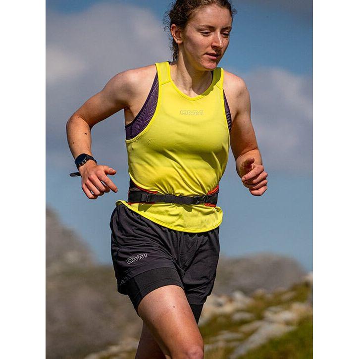 OMM Pace Women's Running Short - Black/Purple - Hill and Dale Outdoors