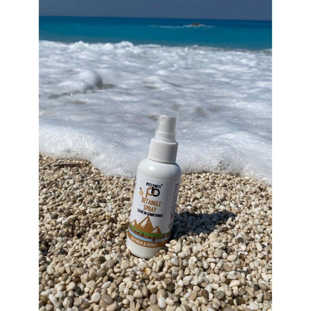 Pits & Bits Detangling Spray Leave In Conditioner - Oatmilk and Honey Fragrance 100ml Travel size - Hill and Dale Outdoors