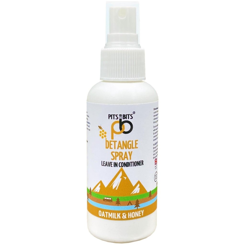 Pits & Bits Detangling Spray Leave In Conditioner - Oatmilk and Honey Fragrance 100ml Travel size - Hill and Dale Outdoors