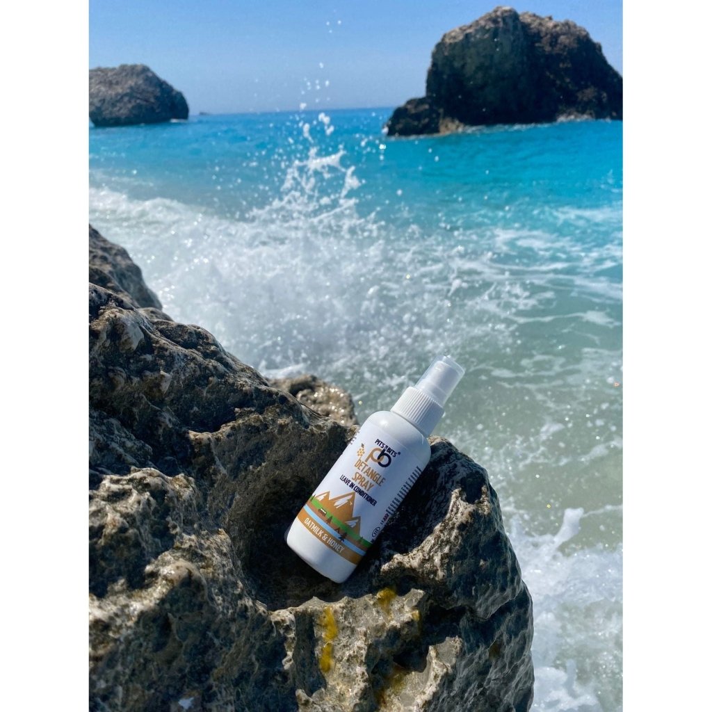 Pits & Bits Detangling Spray Leave In Conditioner - Oatmilk and Honey Fragrance 100ml Travel size - Hill and Dale Outdoors