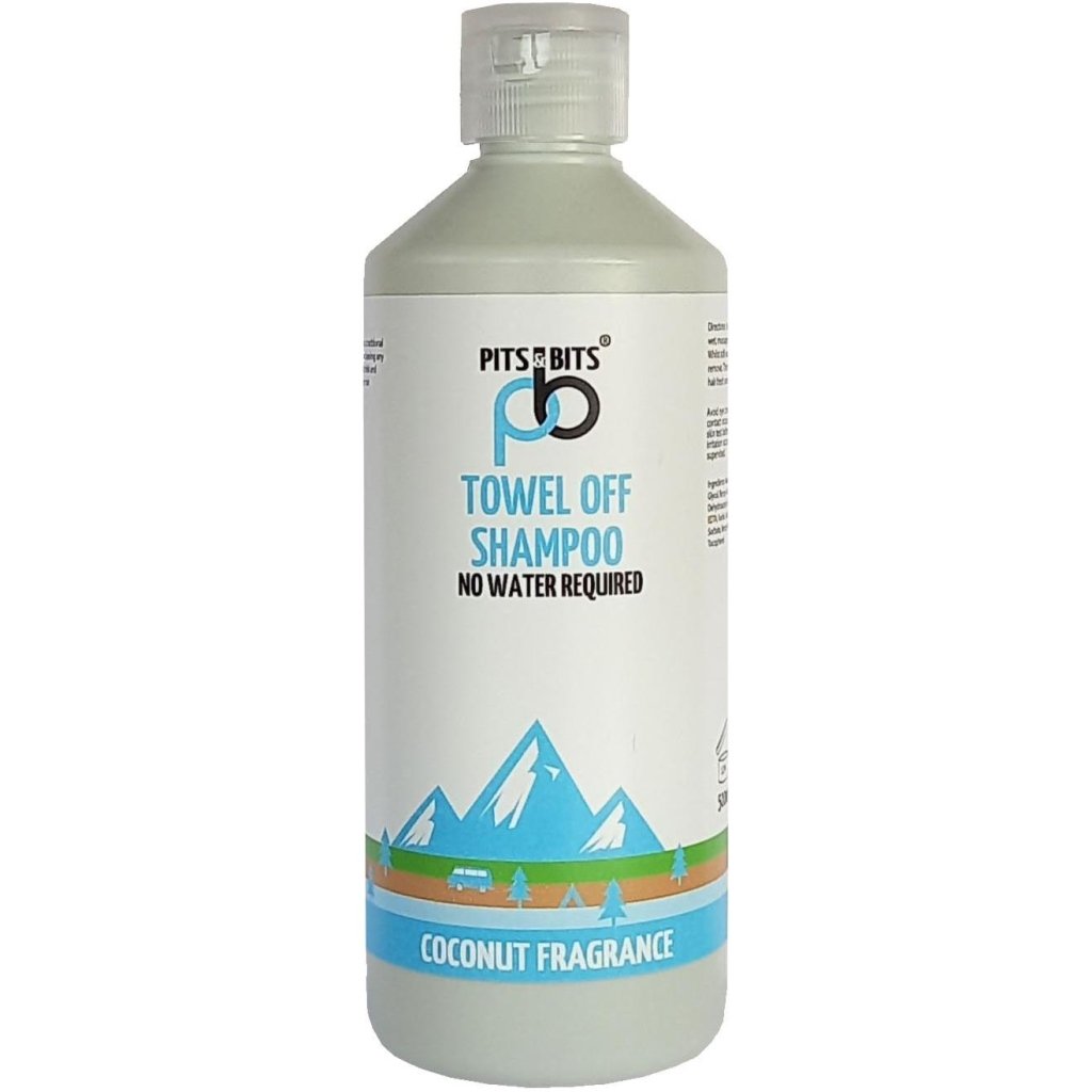 Pits & Bits Towel Off Shampoo - Coconut Fragrance 500ml - Hill and Dale Outdoors