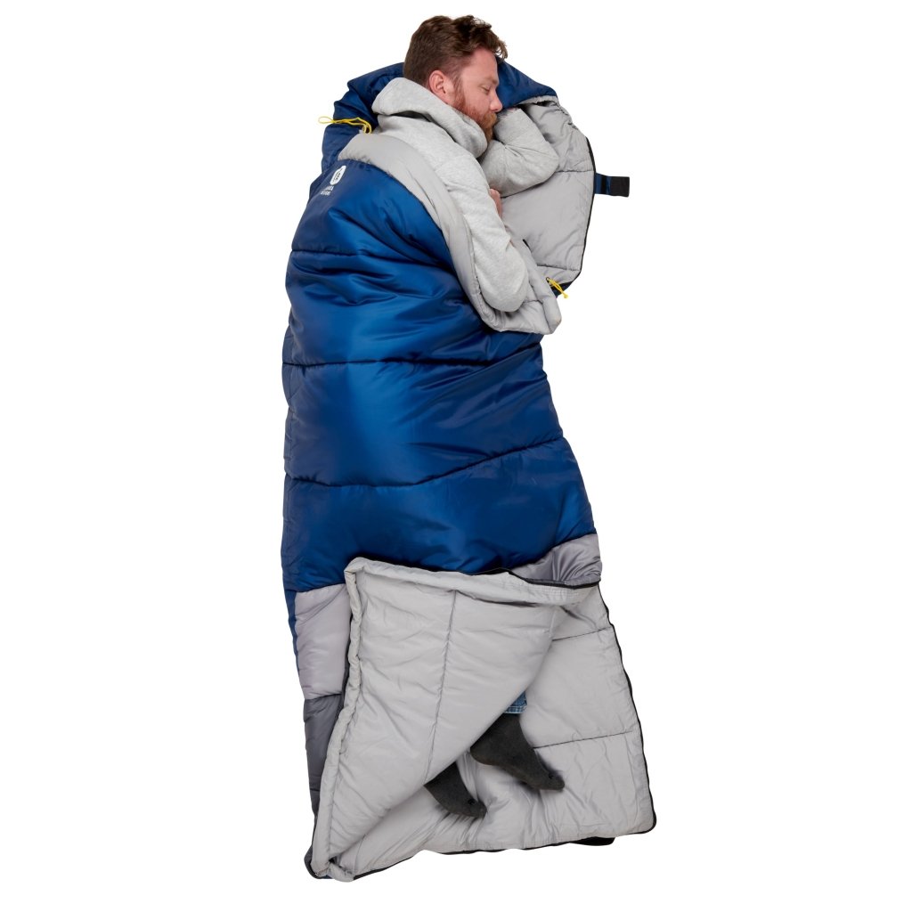 Sierra Designs Boswell 20° Degree Synthetic Sleeping Bag - Blue/Grey - Hill and Dale Outdoors
