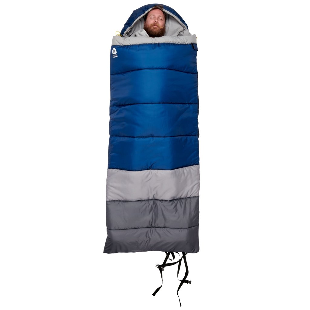 Sierra Designs Boswell 20° Degree Synthetic Sleeping Bag - Blue/Grey - Hill and Dale Outdoors