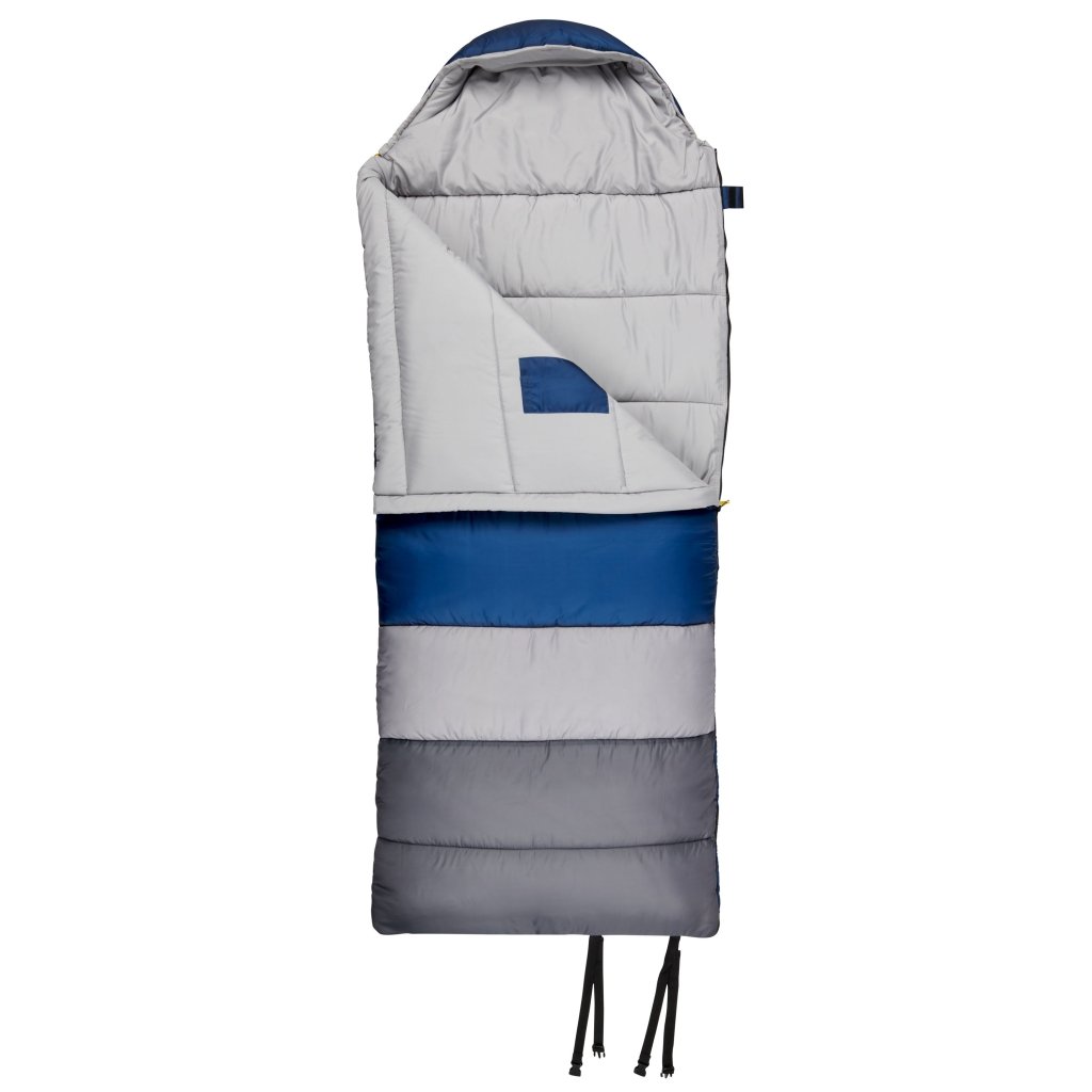 Sierra Designs Boswell 20° Degree Synthetic Sleeping Bag - Blue/Grey - Hill and Dale Outdoors