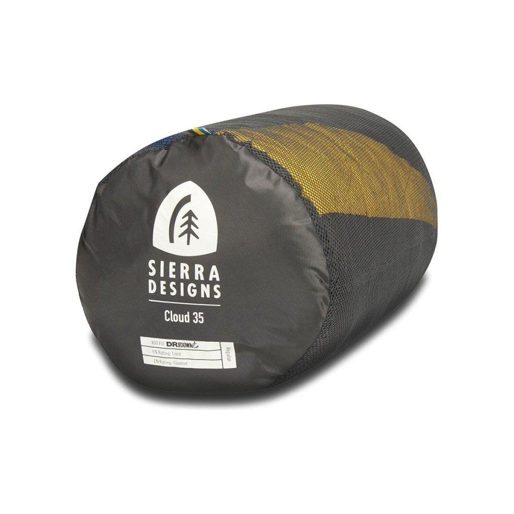 Sierra Designs Cloud 800F 35° Degree Down Sleeping Bag - Blue - Hill and Dale Outdoors