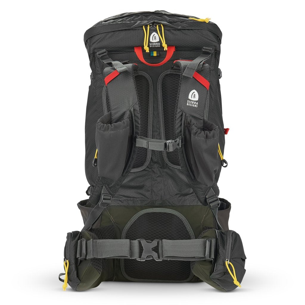 Sierra Designs Flex Capacitor 40L - 60L Blackpack With Waist Belt - Majolica - Hill and Dale Outdoors