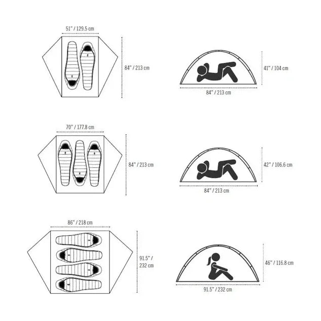 Sierra Designs Meteor 3000 2 Two Person Tent - Green - Hill and Dale Outdoors