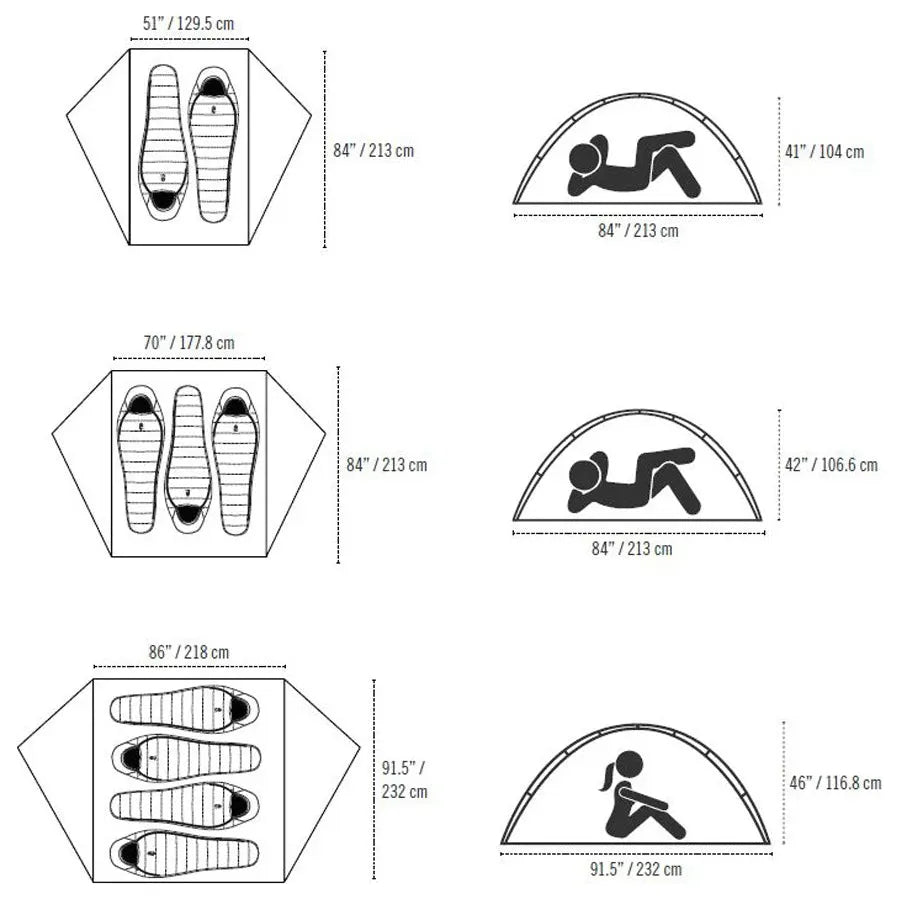 Sierra Designs Meteor 3000 3 Three Person Tent - Green - Hill and Dale Outdoors
