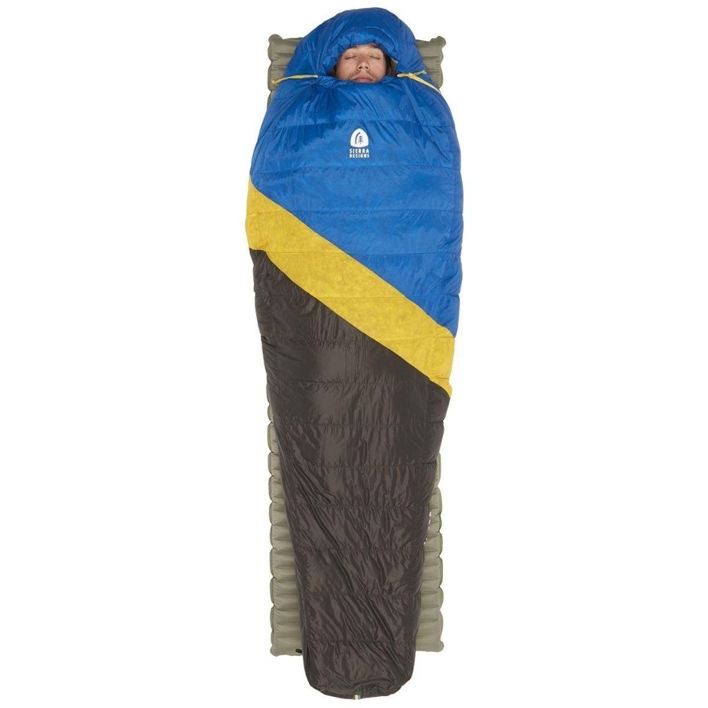 Sierra Designs Nitro 800F 35° Degree Down Sleeping Bag - Blue - Hill and Dale Outdoors