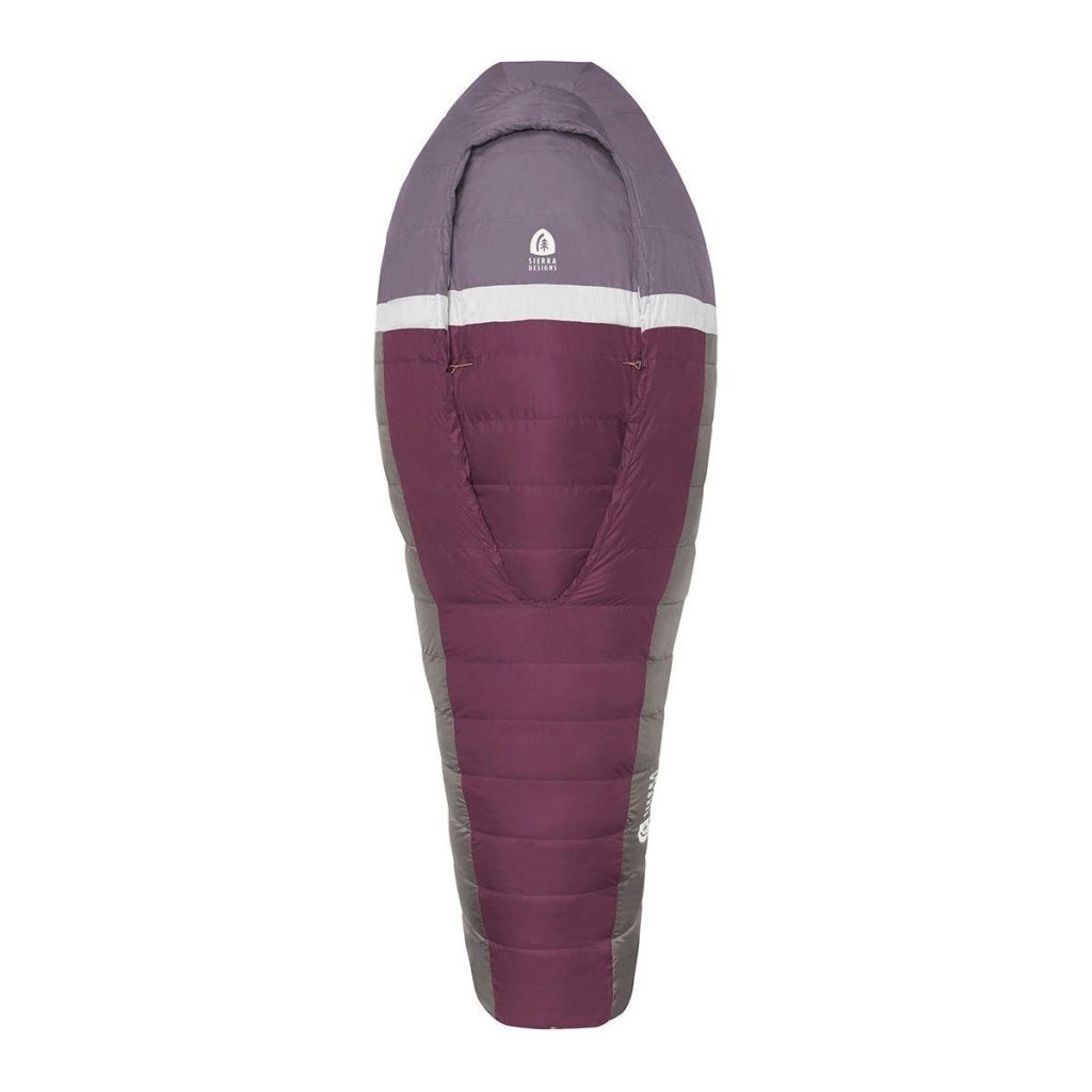 Sierra Designs Women's Backcountry Bed 650F 20° Degree Down Sleeping Bag - Purple - Hill and Dale Outdoors