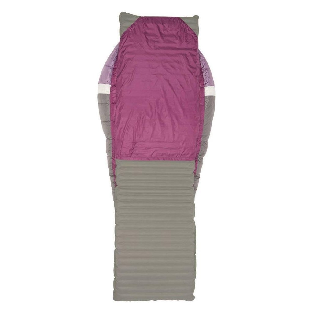 Sierra Designs Women's Backcountry Bed 650F 20° Degree Down Sleeping Bag - Purple - Hill and Dale Outdoors