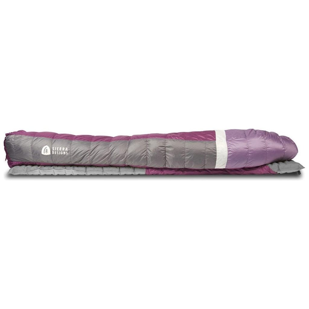 Sierra Designs Women's Backcountry Bed 650F 20° Degree Down Sleeping Bag - Purple - Hill and Dale Outdoors