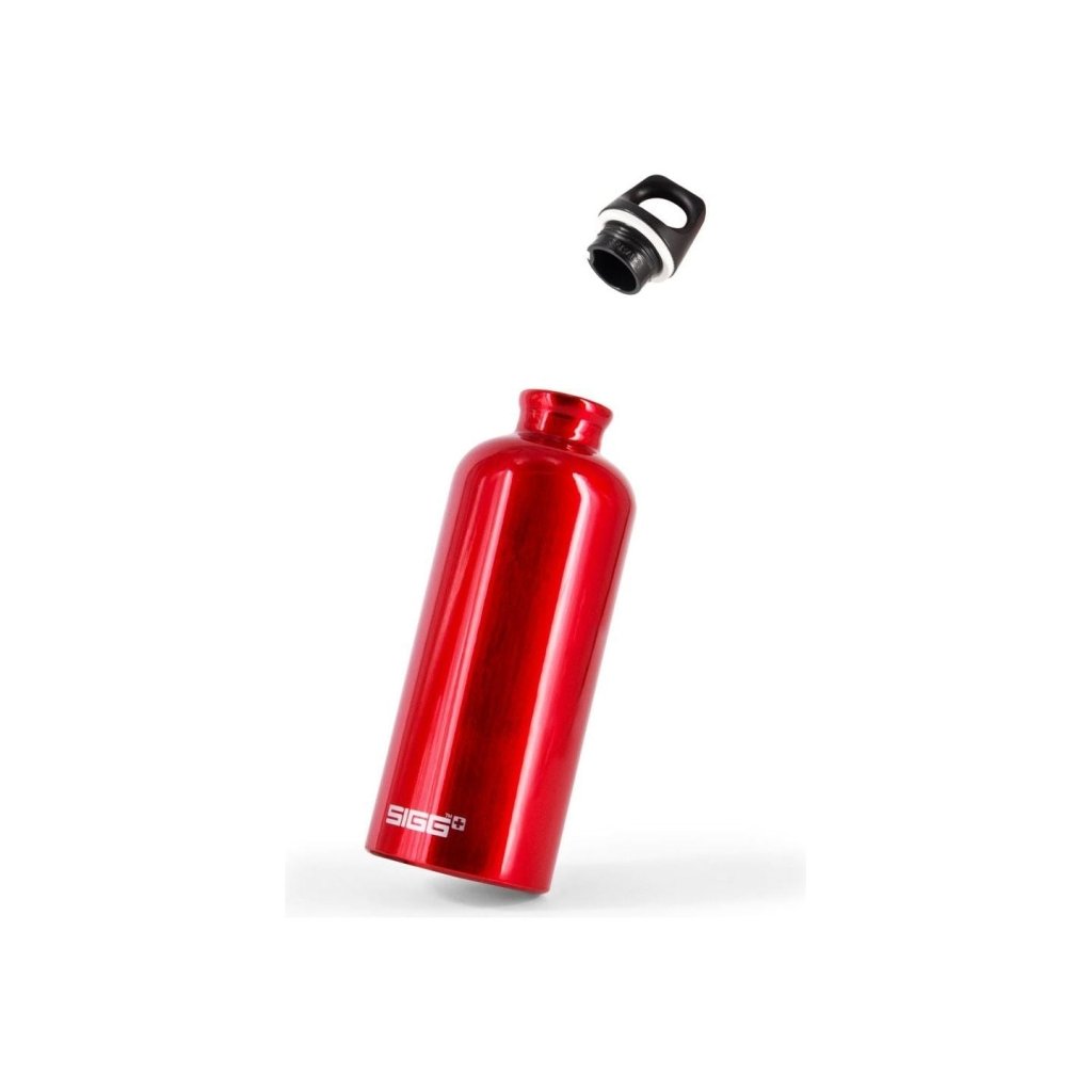 Sigg Traveller 0.6L Water Bottle - Red - Hill and Dale Outdoors