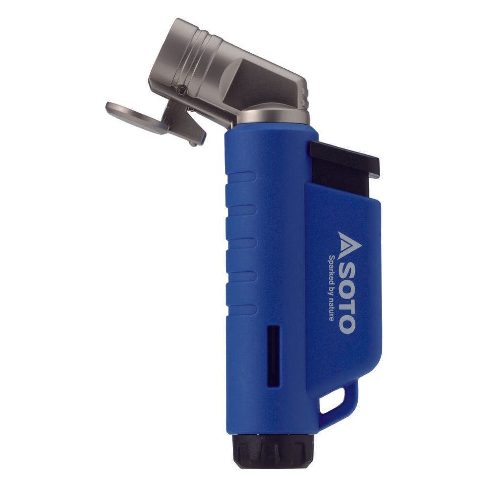 Soto Micro Torch Horizontal – Blue - Hill and Dale Outdoors