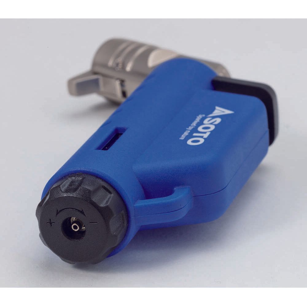 Soto Micro Torch Horizontal – Blue - Hill and Dale Outdoors
