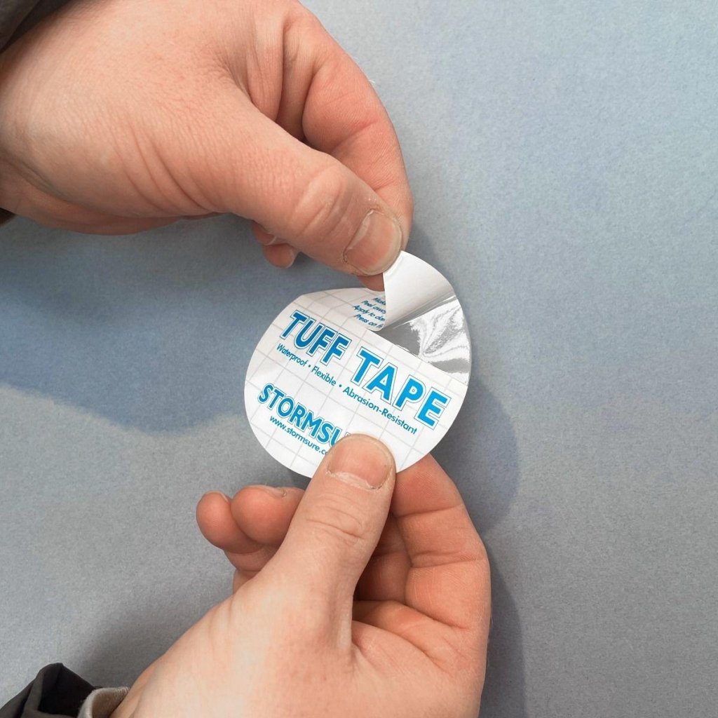 Stormsure 'TUFF Tape' Self Adhesive Waterproof Repair Patches - 5 pack 75mm - Hill and Dale Outdoors