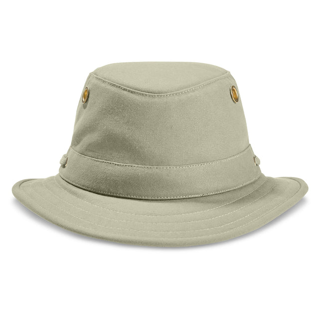 Tilley The Authentic T5 Cotton Brimmed Duck Hat - Khaki/Olive - Hill and Dale Outdoors